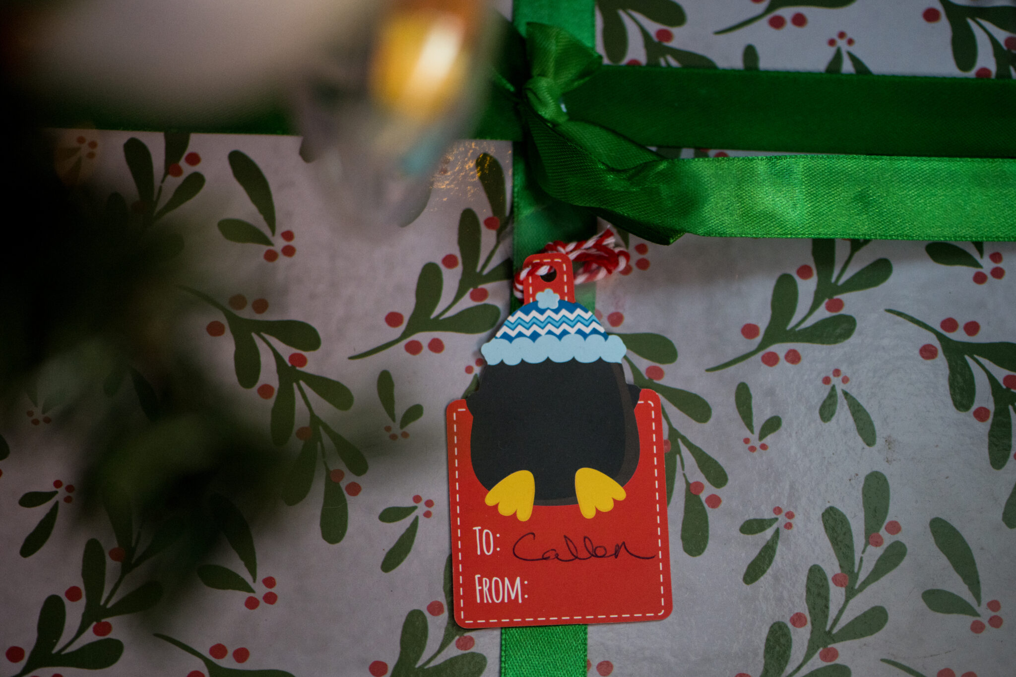 Gift Tag on a box that is a time capsule, memories gathered over the years